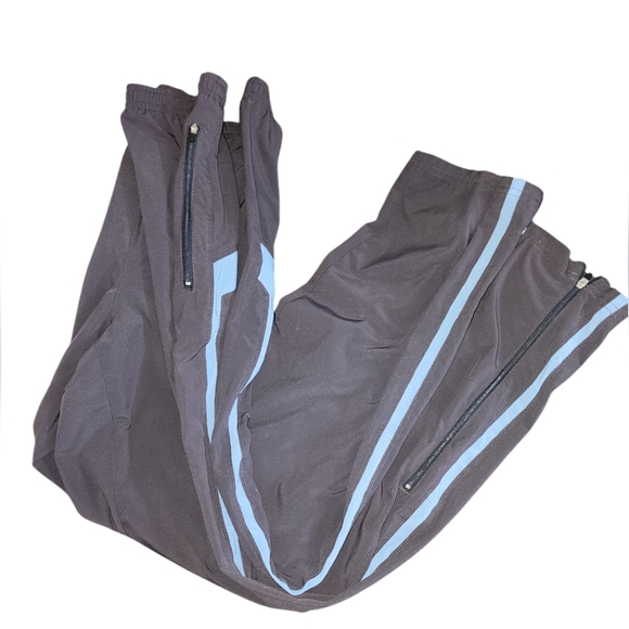 Nike FIT DRY Vintage Y2K Track Pants Baggy Windbreaker Pants  Size M Zippers - Picture 5 of 9